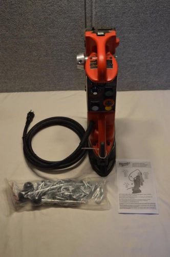 New - milwaukee 4203 adjustable position electromagnetic drill press base for sale