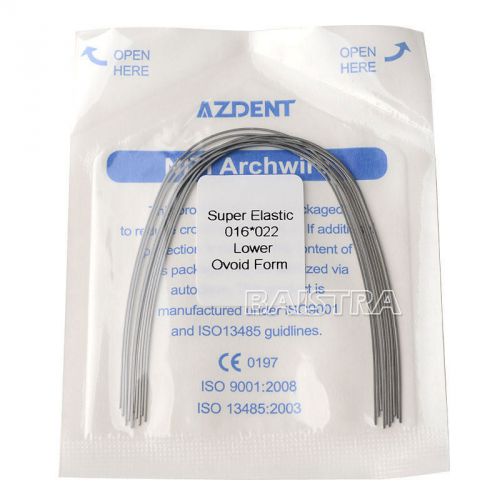 Dental Orthodontic Niti Arch Wire RECTANGULAR Super Elastic 16*22 Lower US
