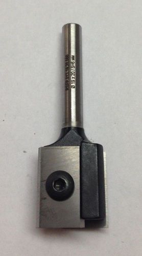 D19mm x 20 mm Straight Router Bit with Insert knives. Shank 6 mm.