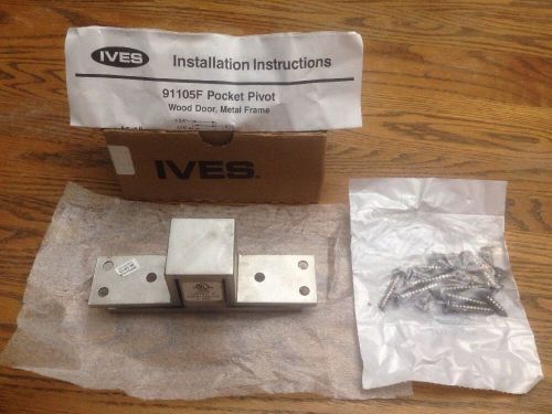 Ives 91105F Pocket Pivot US32D With Install Hardware &amp; Instructions New