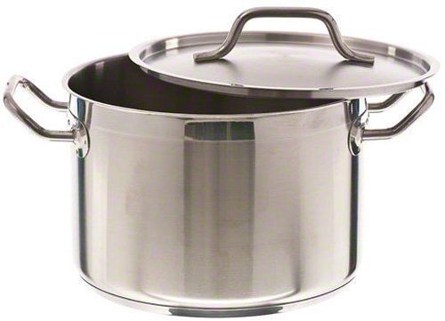 Update international sps-8 8 qt induction ready stainless steel stock pot for sale