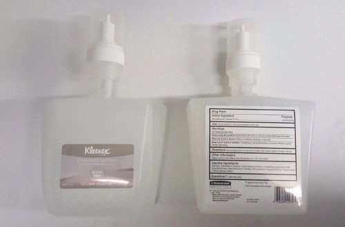 2 x kleenex alcohol-free foam hand sanitizer - 12979 for sale