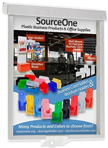 Source One 18-Pack Full Case Brochure/Flyer Holder Outdoor Realtor Info Box