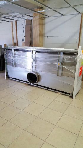 New 9&#039; resturant vent hood, fan flat curb and more for sale