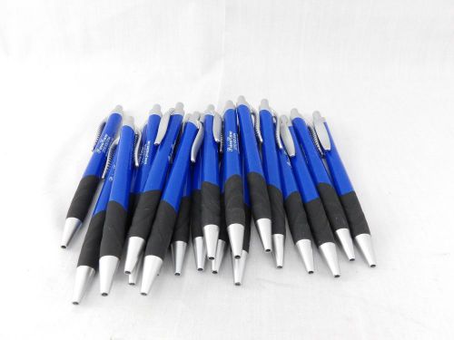 Lot of 20 Ink Pens Ball Point Plastic Retractable advertising overrun Blue ink