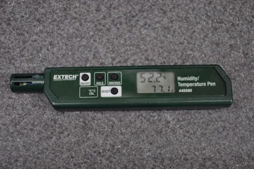 Extech 445580 Humidity &amp;Temperature Pen Sized Meter W/Pocket Clip