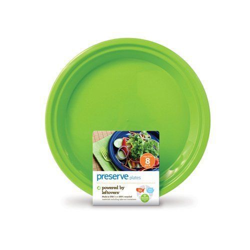 Preserve Large Pear Green Plateware, 4.2 Pound -- 12 per case.