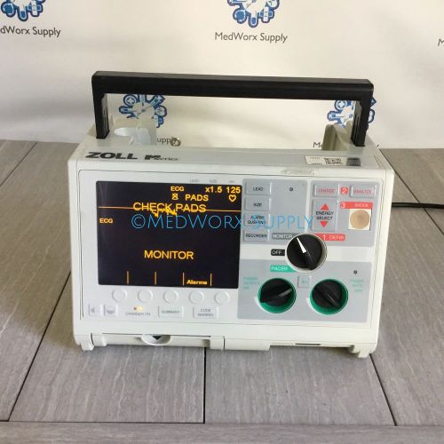 Zoll m-series aed ecg spo2 nibp pacing patient monitor 145662 for sale