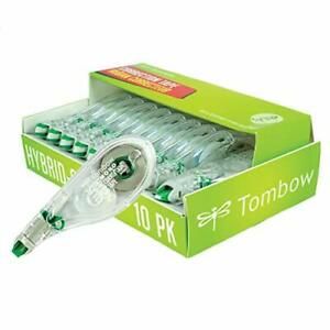 Tombow 68721 MONO Hybrid Correction Tape, 10-Pack. Easy To Use Applicator for