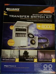 3006-HDK Reliance Controls 6 circuit back up Power Transfer Switch Kit pro tran