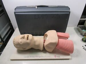 Laerdal Airway Management Trainer Manikin Nursing First Aid Unit w/ Case