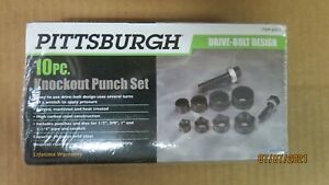 PITTSBURGH 60575 10 PIECE KNOCKOUT PUNCH SET NEW