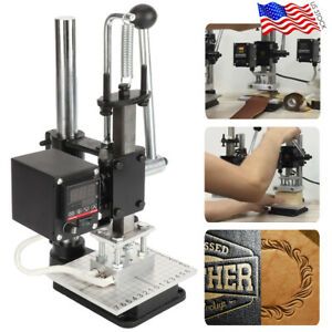 Heat Press Machine Stamping Leather Wood Gilding Press Machine Embossing Foil