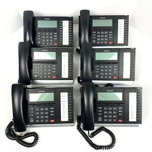 6 TOSHIBA DP5022-SDM DIGITAL 10-BUTTON 4 LINE OFFICE BUSINESS TELEPHONES