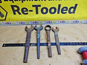 (4) Ironworker Spud Wrench Heavy Duty Wrench 911 Lineman Lot Blue Point Williams