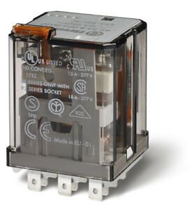 62.33.8.120.0040 Plug-In Power Relay, 3PDT 15A , 120V AC coil, AgCdO contact,