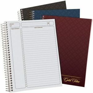 Gold Fibre Project Planner, Assorted Color Covers, 9.5 x 7.25, 84-Sheets, 3-Pack