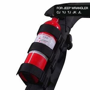 JeCar Fire Extinguisher Holder Adjustable Extinguisher Mount Strap for 1987-2020