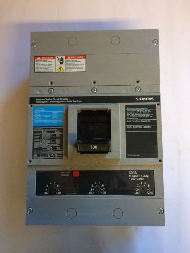 Siemens, jxd23b300, used, 240v, siemens jxd23b300 300a 240v 3p used for sale