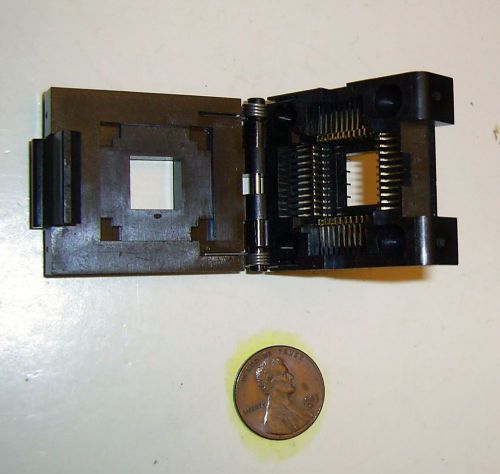 44 Pin Socket PLCC to Through Hole with Swinging Lid #PC1-044050