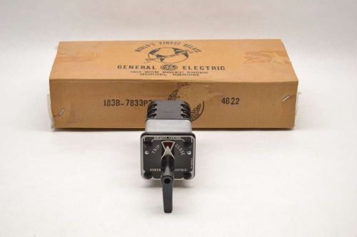 GENERAL ELECTRIC GE 16SBM 10AA108 CONTROL ROTARY 3 STAGE 1A AMP SWITCH B479115