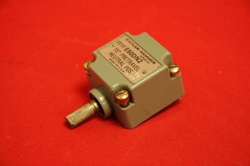 Cutler Hammer E50DN2 Limit Switch Operating Head Neutral Pos 15° New A1