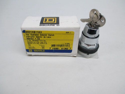 NEW SQUARE D 9001KS11K2 2 POSITION KEY OPERATED SELECTOR SWITCH SER J D326717