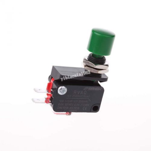 10pcs SPDT 2 Pin Green Push Button Momentary Basic Limited Micro Switch