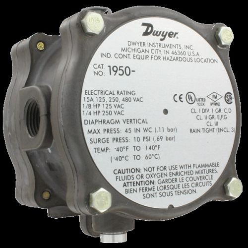 NEW DWYER EXPLOSION PROOF PRESSURE SWITCH 1950-00-2F