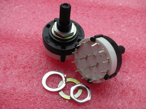 5p,4 pole 12 positions PCB Rotary switch NEW,4P12T