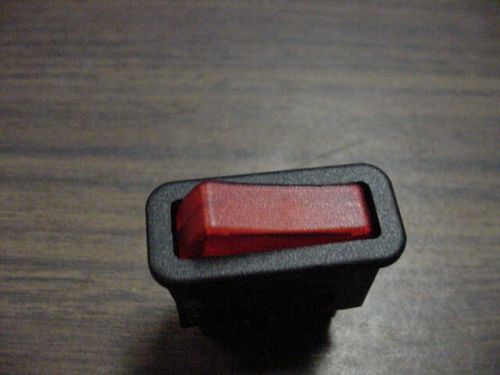New dreefs 1wixii rocker switch 16a 250vac black w/red switch. &gt;k2 for sale