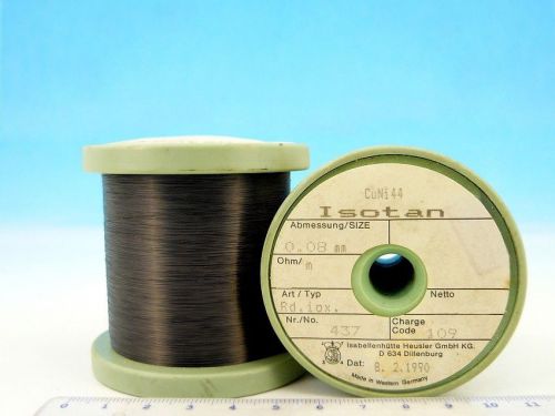 1x 283g SPOOL O ISOTAN Constantan 40AWG 0.08mm 96.01?/m 29?/ft Resistance WIRE
