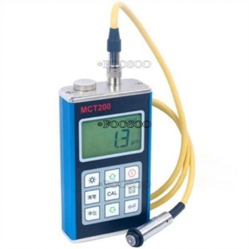 NEW AUTO PAINT TESTER GAUGE DIGITAL FE TYPE COATING FILM THICKNESS METER MCT200