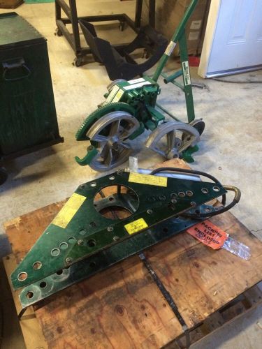 Greenlee 1818 and 883-4 bender 940 pump lot with storage cart for sale