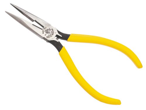 Klein D203-7C Standard Long Nose Side Cutting Pliers with Coil Spring