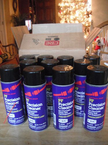 Crc pf precision cleaner &#034;electrical grade&#034;  case of 11  cans  14 ounce each for sale