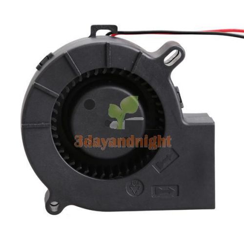Brushless dc cooling blower fan sleeve-bearing 7525s 12v 0.18a 75x33mm nigh for sale