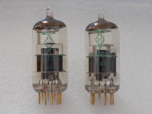 Pair RT E188CC Special Quality, Same Codes,  Double Triode Audio Vacuum Tubes