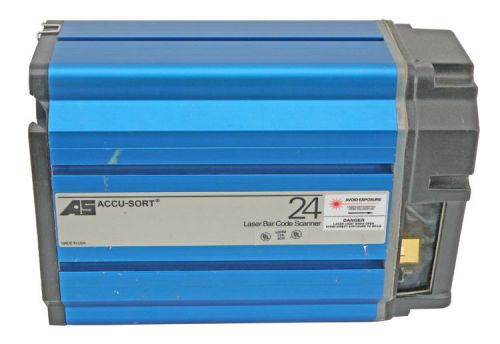 Accu-sort 24i series ii 300-3000 scan/sec 650nm laser bar code line scanner for sale