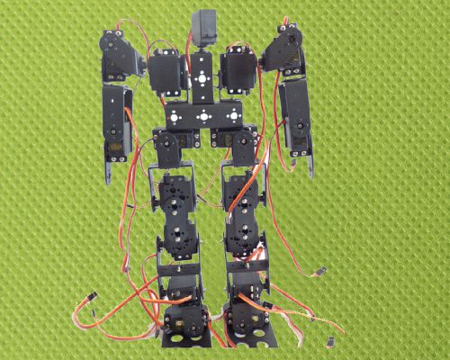 17 dof biped robot mechanical leg claw robot servo motor bracket(no servo motor) for sale