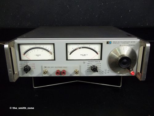 Hp 4800a vector impedance meter w/4801a direct measurement plug-in for sale