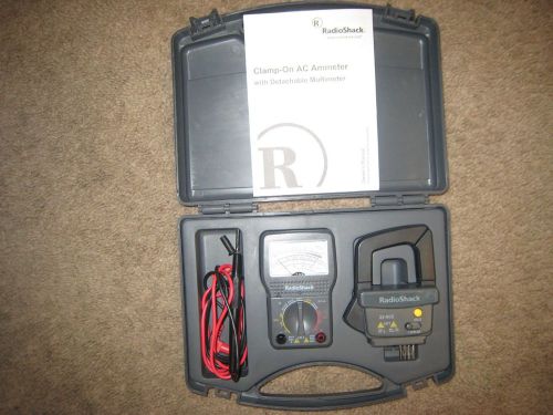 Radio Shack Clamp On AC Ammeter with Detachable Multimeter 22 602