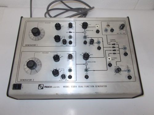 Vintage Pasco Scientific 9301A Dual Function Generator for Laboratory or Music