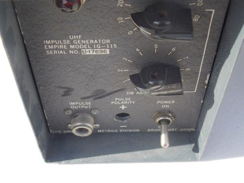 Singer Co. UHF Impulse Generator (IG-115)