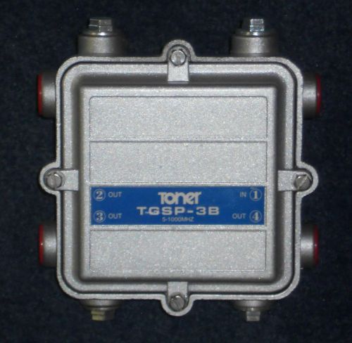 Toner Cable Television Splitter Model TGSP-3B