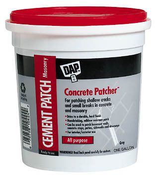 Dap 31090 1 Gallon Concrete Patcher Interior and Exterior