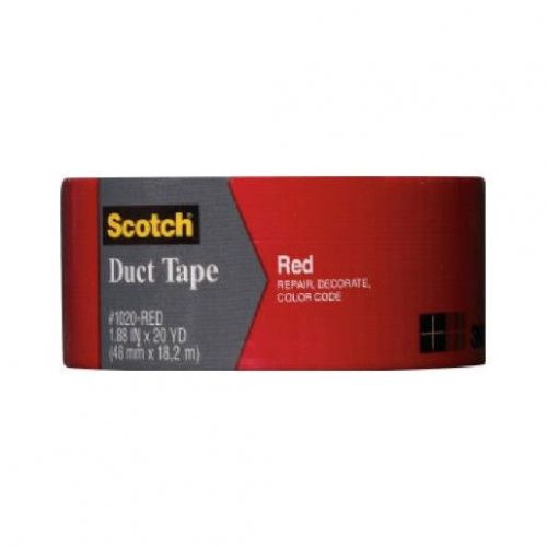 3M Scotch, 2&#034; x 20 YD, Red, Multi-Purpose Duct Tape 1020-RED-A