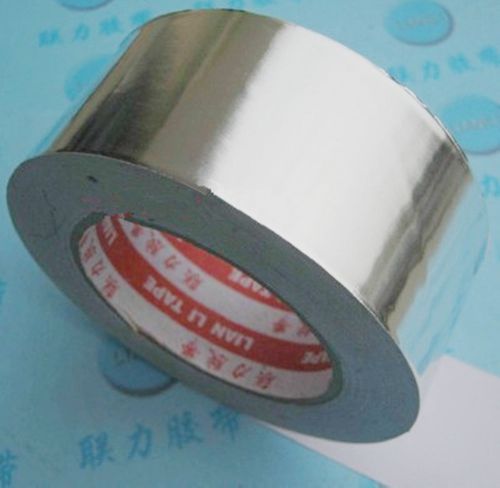 1 roll aluminum effect pedal foil emi shield tape 50mm x 50m electronic material for sale