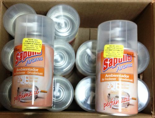 SAPOLIO Fragrance Dispenser Refills, ANTITOBACCO, 8.1 oz,(1 Case/12 Cans)