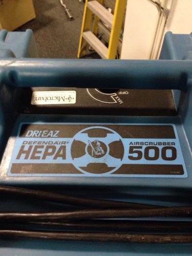 Dri-eaz Hepa 500 air scrubber $850.00 obo